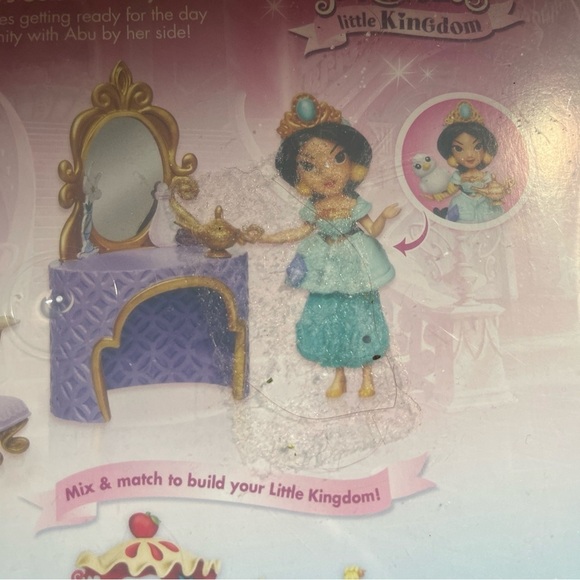 Disney Princess Little Kingdom Jasmine’s Golden Vanity Set - Picture 9 of 10
